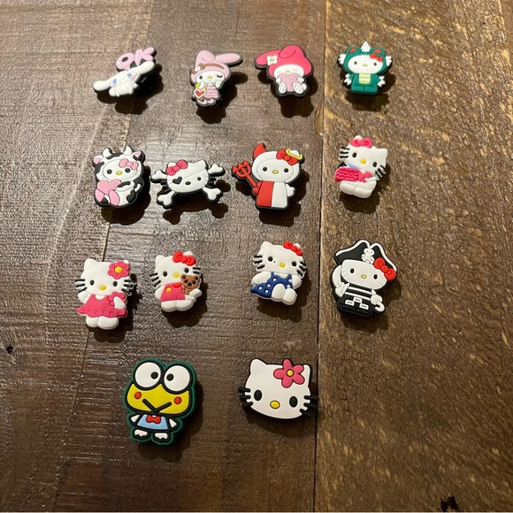 Hello Kitty Other - 14 Piece Sanrio‎ Hello Kitty Crocs Charms Set